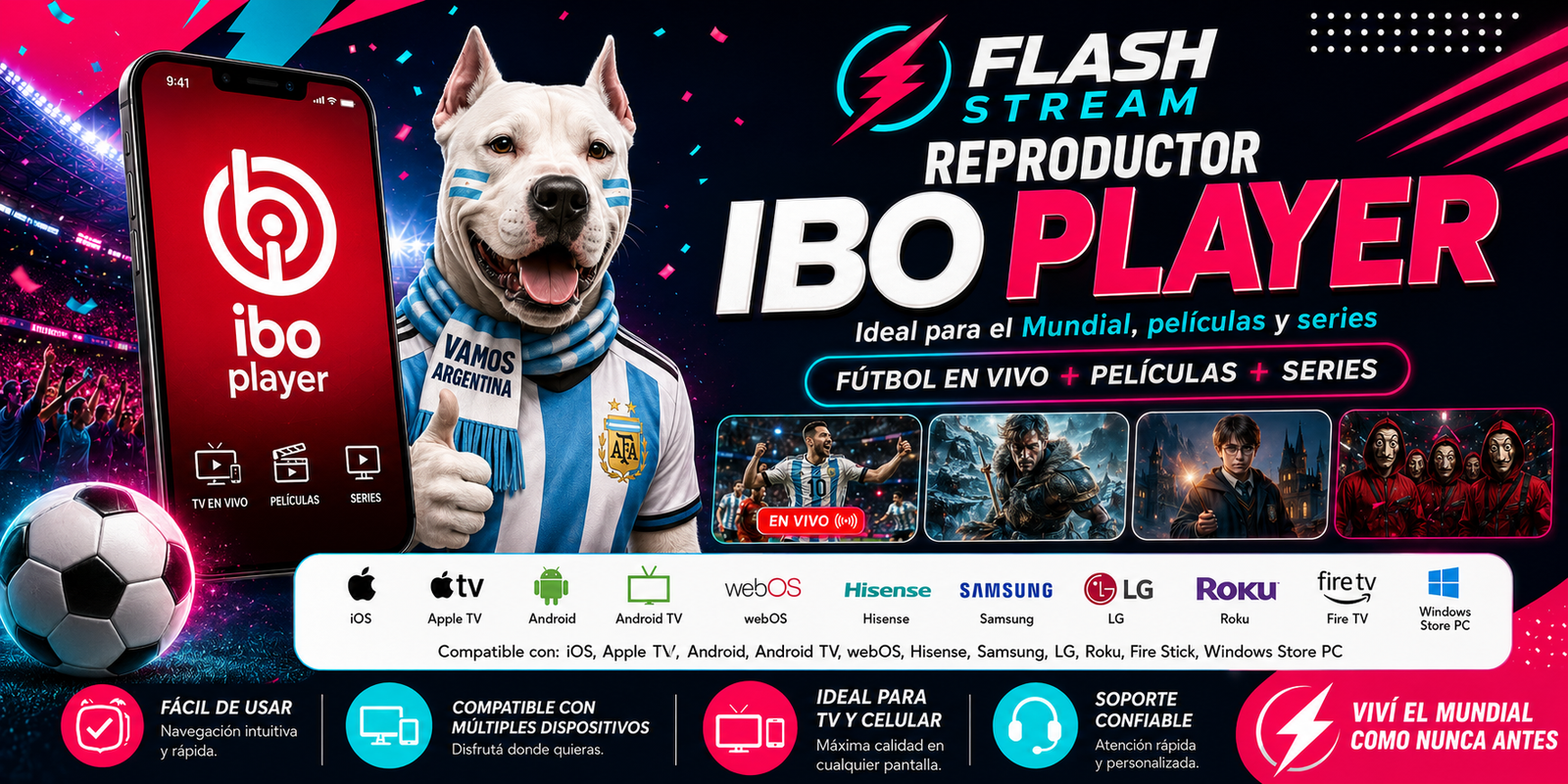 LICENCIA DE REPRODUCTOR IBO PLAYERS X 1 AÑO